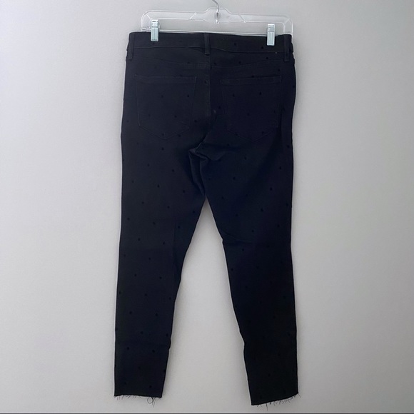 Old Navy black Swiss dot Rockstar Super Skinny Ankle jeans - Picture 5 of 6